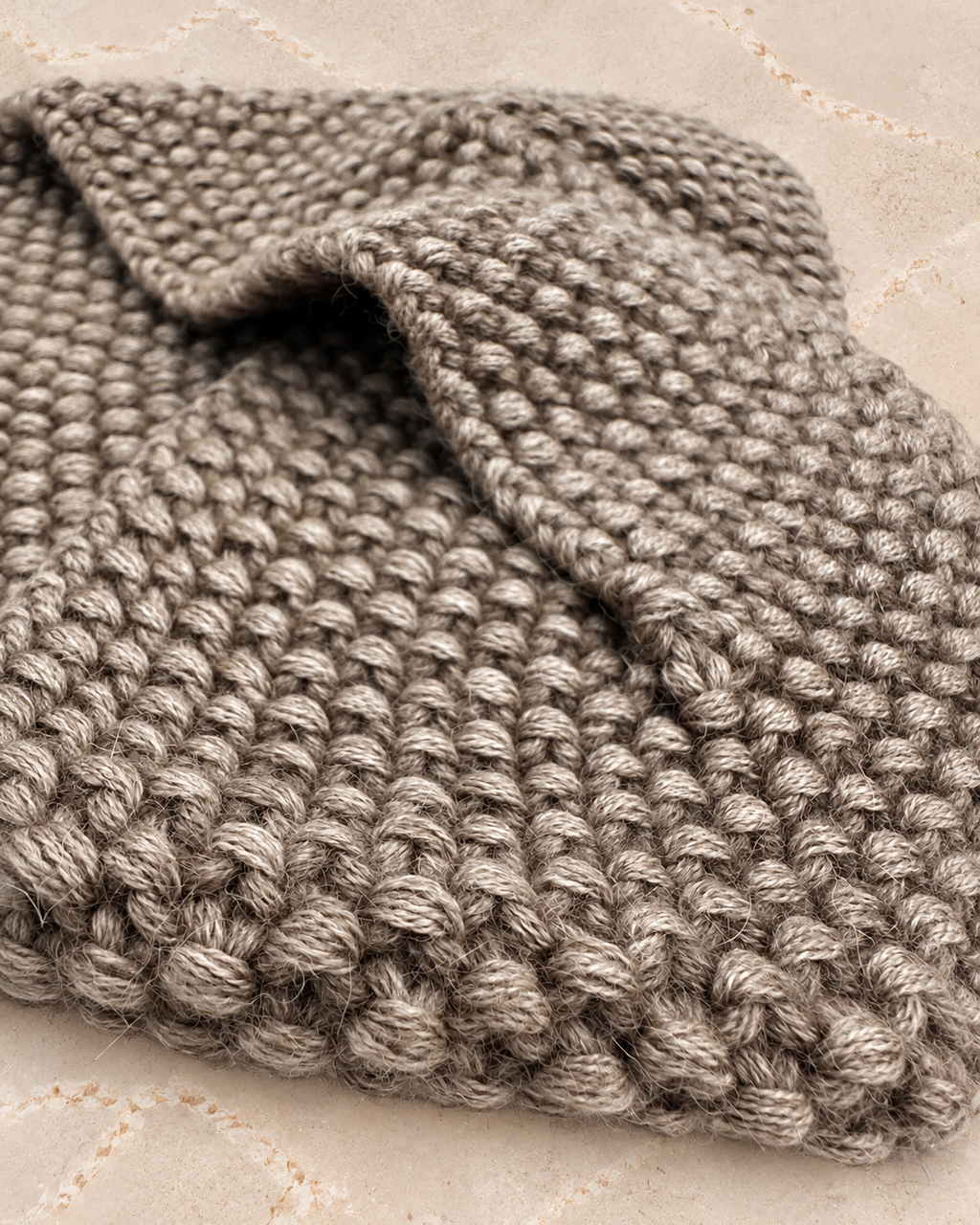 Alpaka-Stirnband "Dodo" für Erwachsene | Handgestrickt