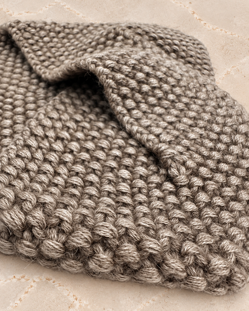 Alpaka-Stirnband "Dodo" für Erwachsene | Handgestrickt