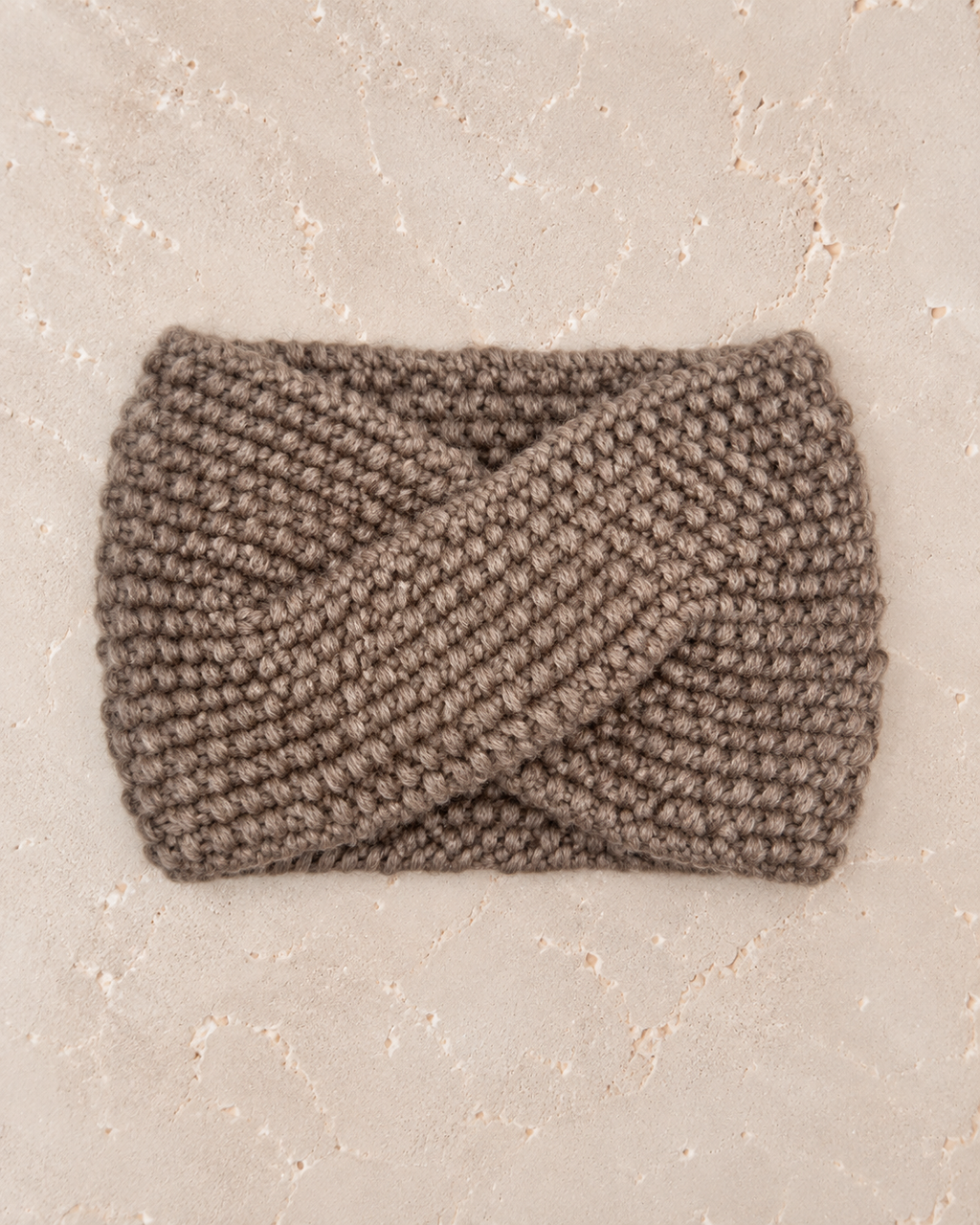 Alpaka-Stirnband "Dodo" für Erwachsene | Handgestrickt