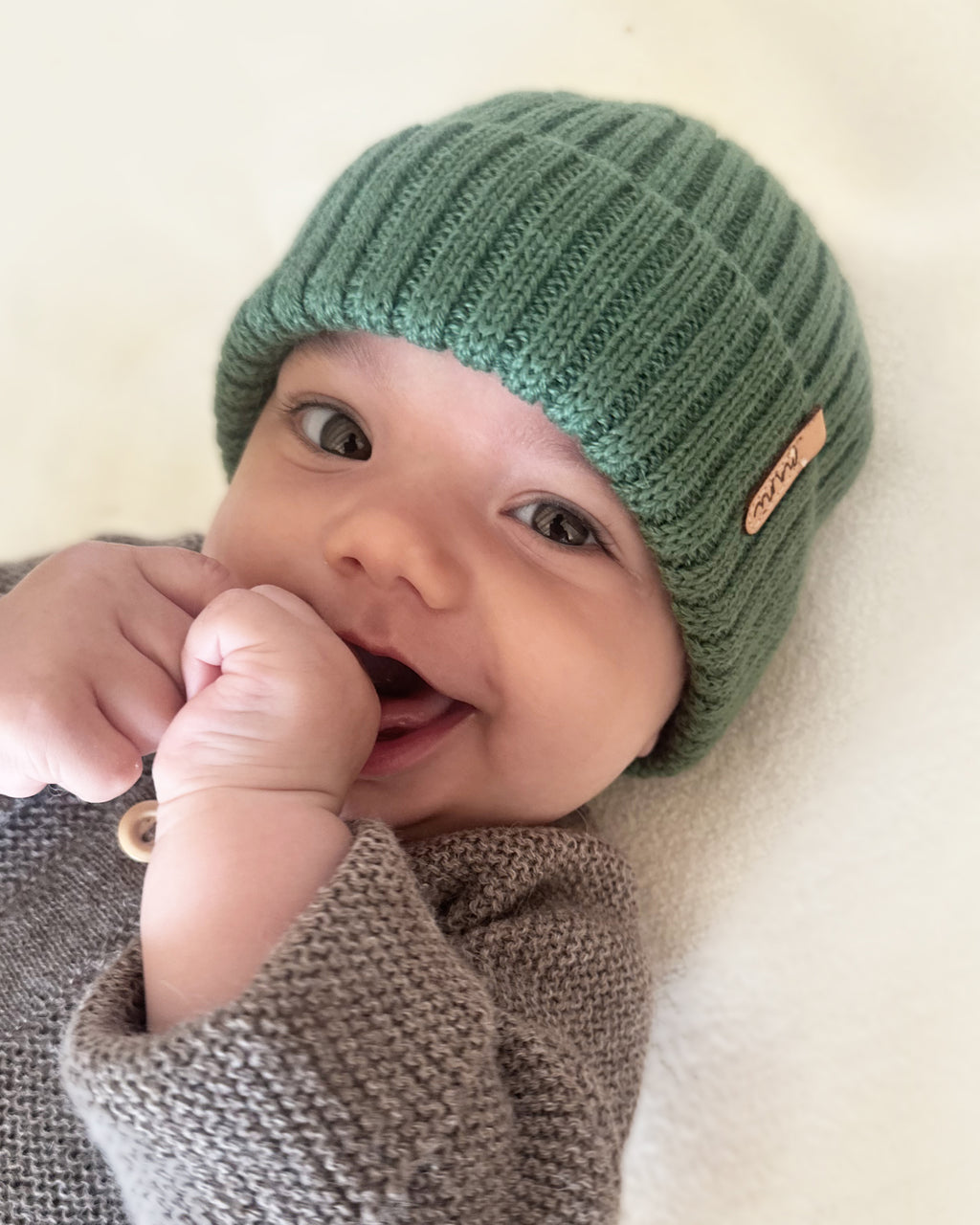 Strickmütze für Kinder, 100% Baby-Alpaka