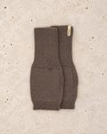 Warme Handstulpen aus 100 % Baby-Alpaka in Taupe